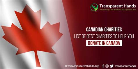 charity listing canada